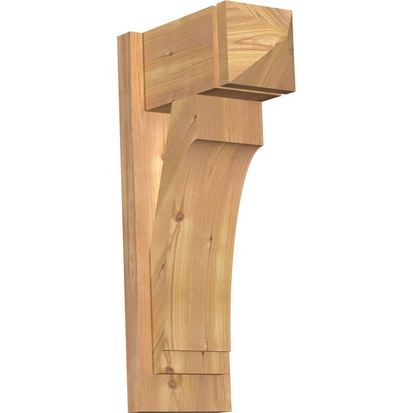Ekena Millwork Imperial Arts & Crafts Smooth Outlooker, Western Red Cedar, 7 1/2"W x 14"D x 26"H OUT08X14X26IMP03SWR - main